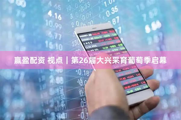 赢盈配资 视点｜第26届大兴采育葡萄季启幕